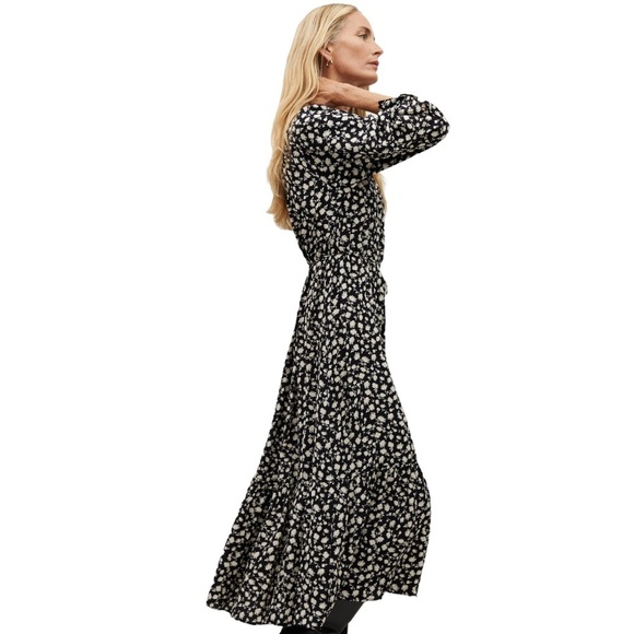 Mango Ruffle printed dress - Picture 3 of 4